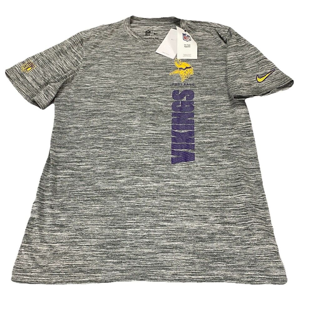 Minnesota Vikings Nike NFL On Field Dri-Fit Short Sleeve Shirt MSRP $40